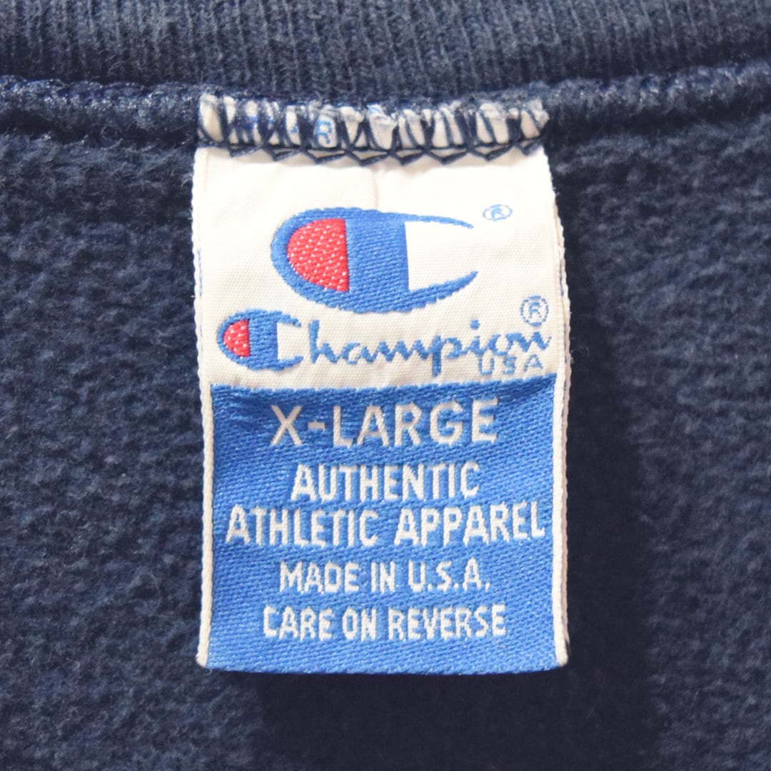 90s チャンピオン 青タグ MADE IN USA NAVY XL 88/12 Champion