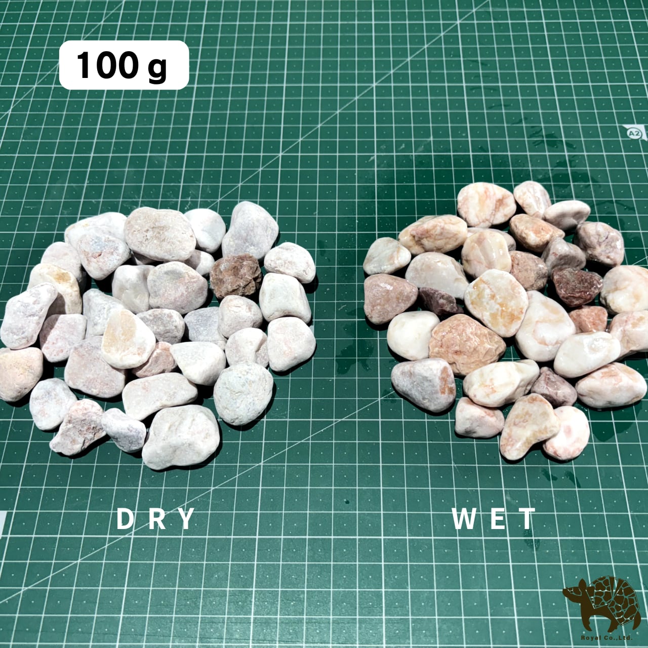 【100g単位】ピンク玉砂利(M) 砂利 少量 少ない単位から かわいい 砂利 水槽