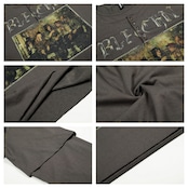 VINTAGE ストリート ヘンリーネック ロングTシャツ T2018