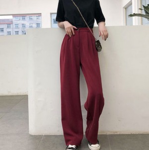 ボトムス パンツ デート ワイドパンツ ハイウエスト かわいい 大人可愛い きれいめ シンプル カジュアル 大人 上品 おしゃれ お洒落 主役級 存在感 春 夏 秋 冬 オールシーズン シーズンレス 10代 20代 レディース 女性用 OL 学生 デート お出かけ 公園デビュー 女子会 お泊まり 休日 旅行 着回し 普段使い ファッション コーデ 楽ちん トレンド 流行 インスタ映え S M L ゆったり ゆる 黒 ブラック 赤 レッド