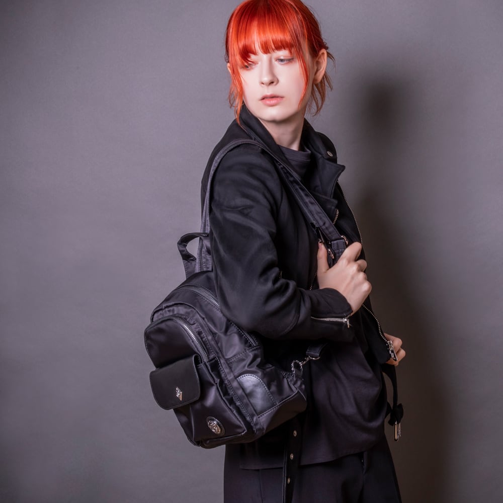 限定品・美品☆非売品 ブラック ミニリュック 防水生地ミニリュック ACBG0041 Waterproof fabric mini backpack