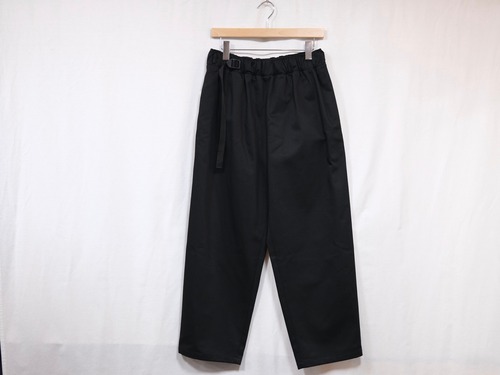 REVERBERATE”BELTED TROUSERS TYPE2 BLACK”