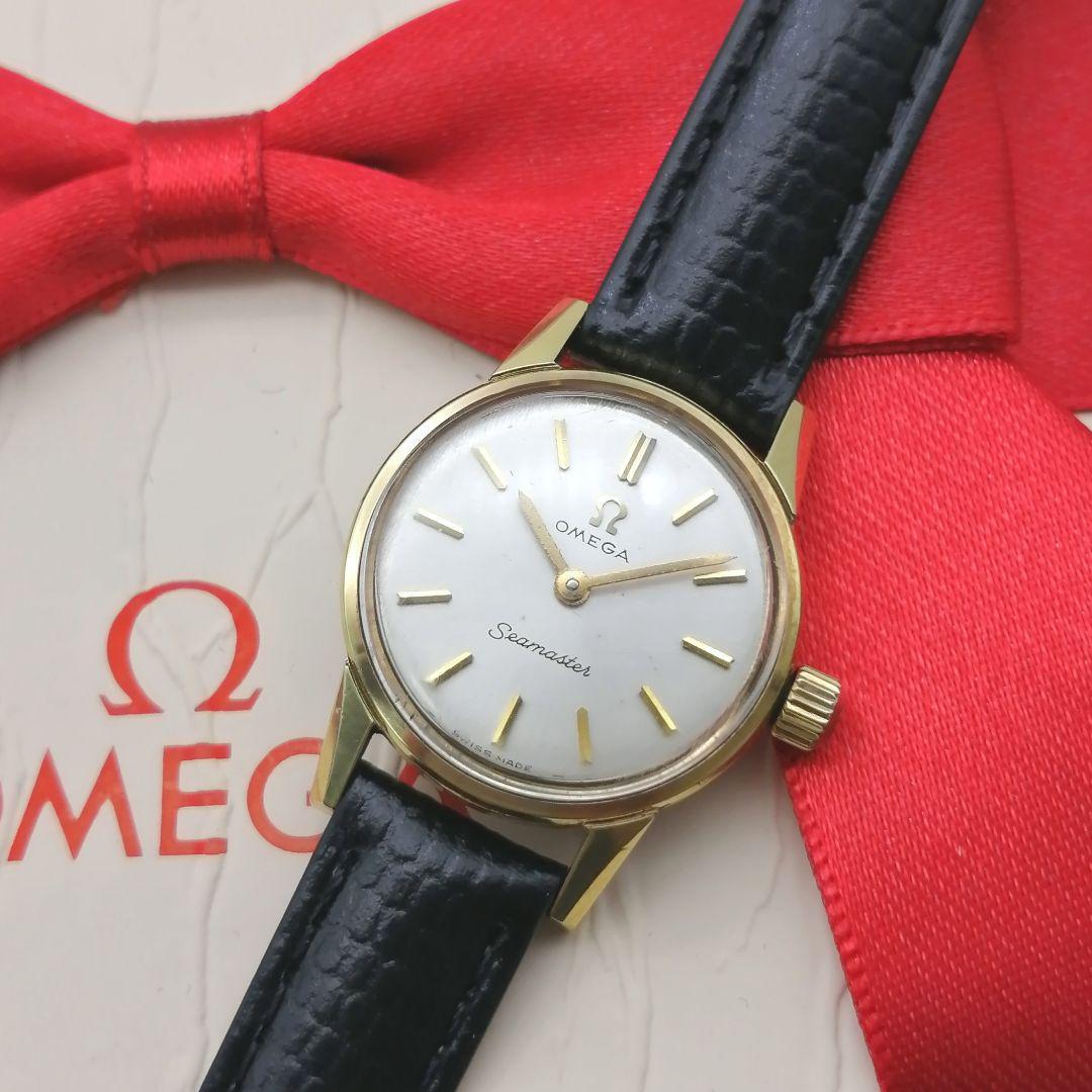 極美品！　OMEGA オメガ　アンティーク　ベルト新品交換済み　レディース腕時計