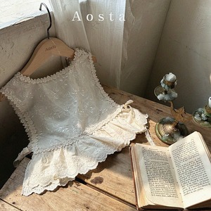«sold out»«Aosta» Lace vest レースベスト
