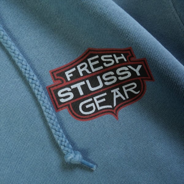 Size【M】 STUSSY ステューシー Fresh Gear Dyed Hoodie Blue パーカー ...