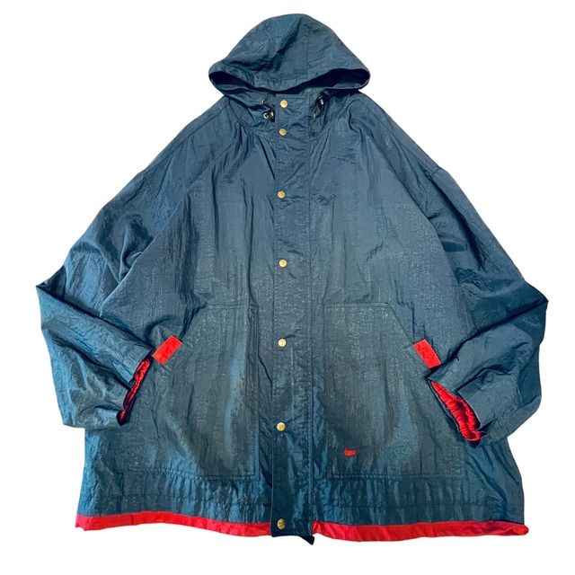【NIKE/ナイキ】ナイロンジャケ◎ミドル丈 XXL シャカシャカ