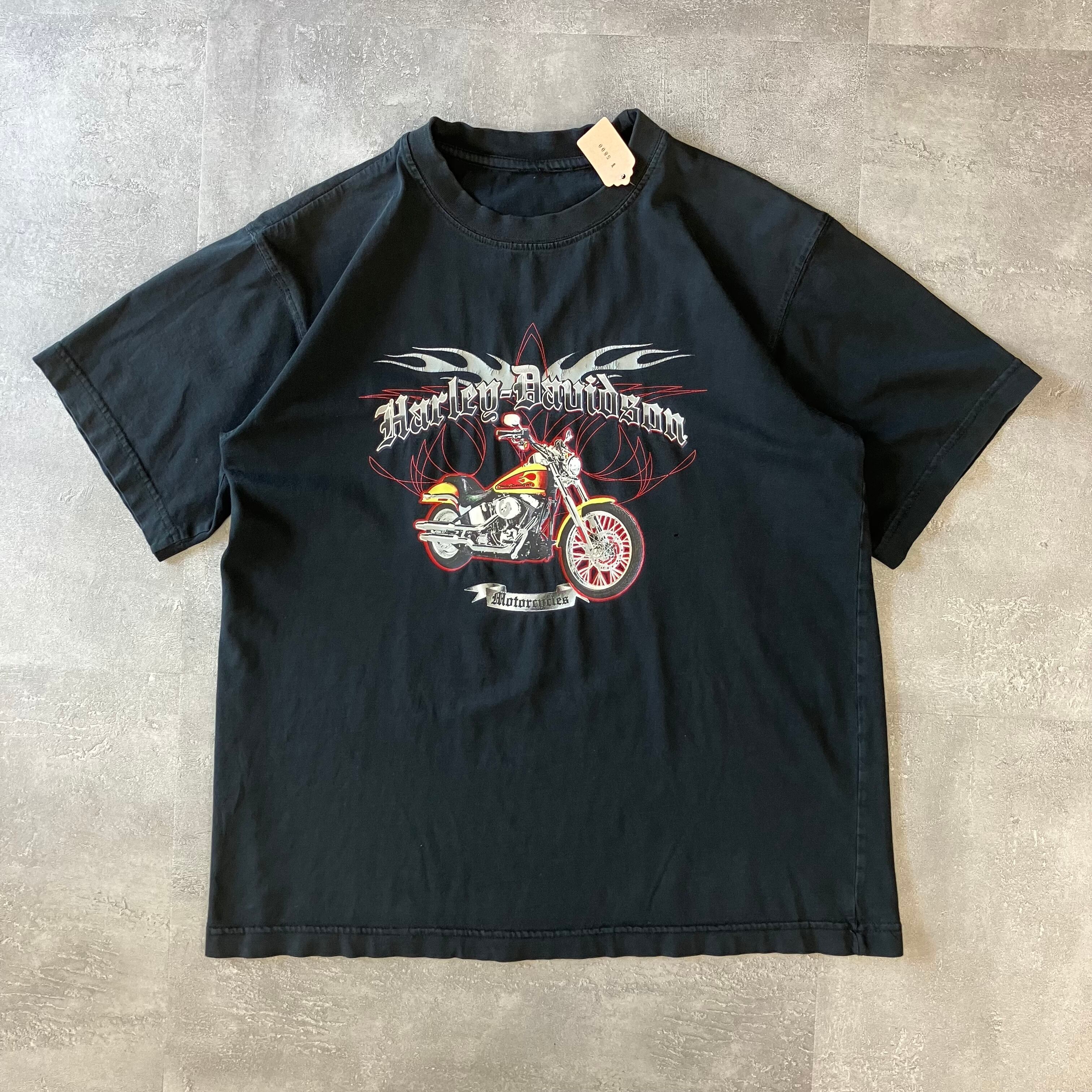 《S size》Harley-Davidsoハーレーダビッドソン Bootleg プリントTシャツ ブラック No.3112