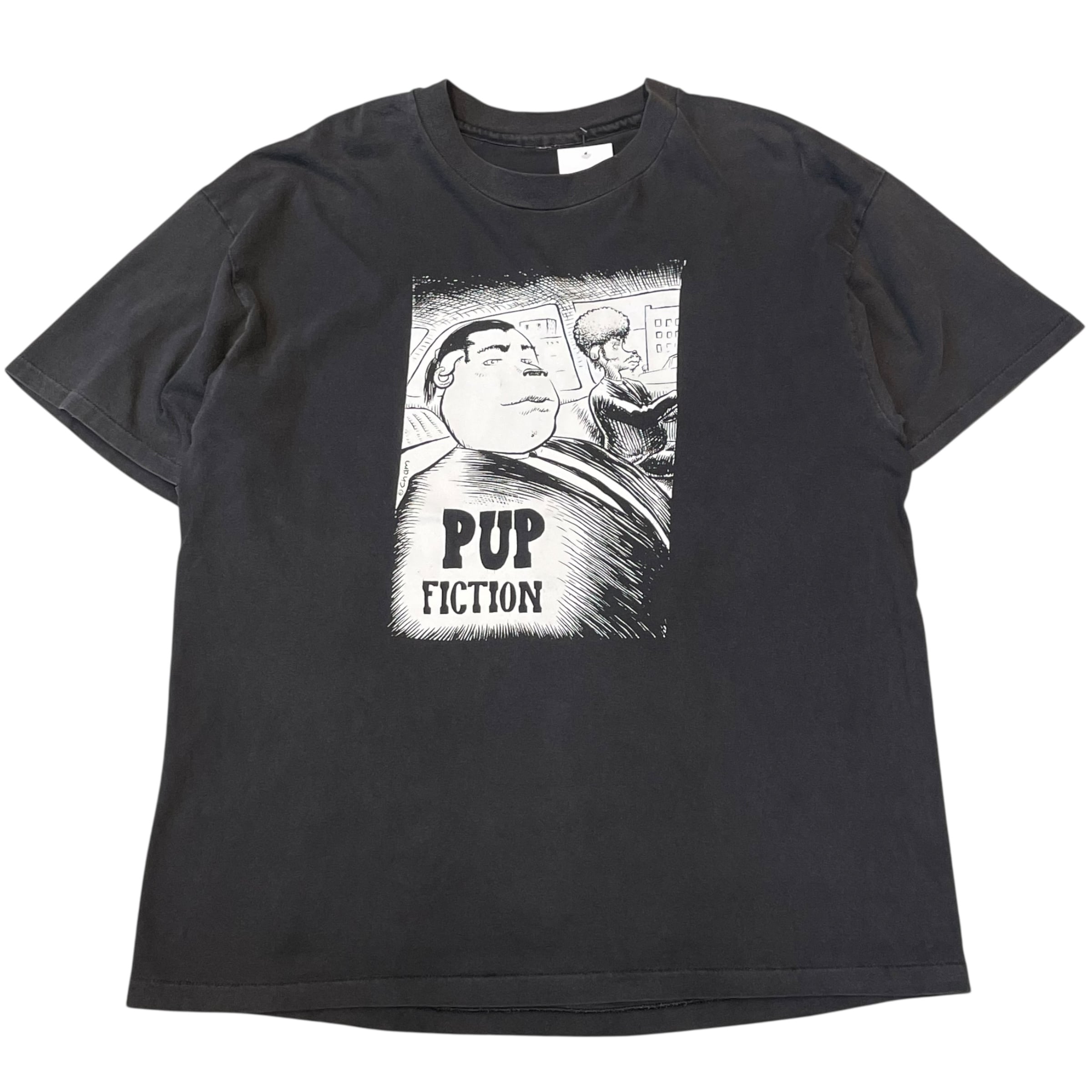 90s PULP FICTION parody "PUP FICTION" T-shirt