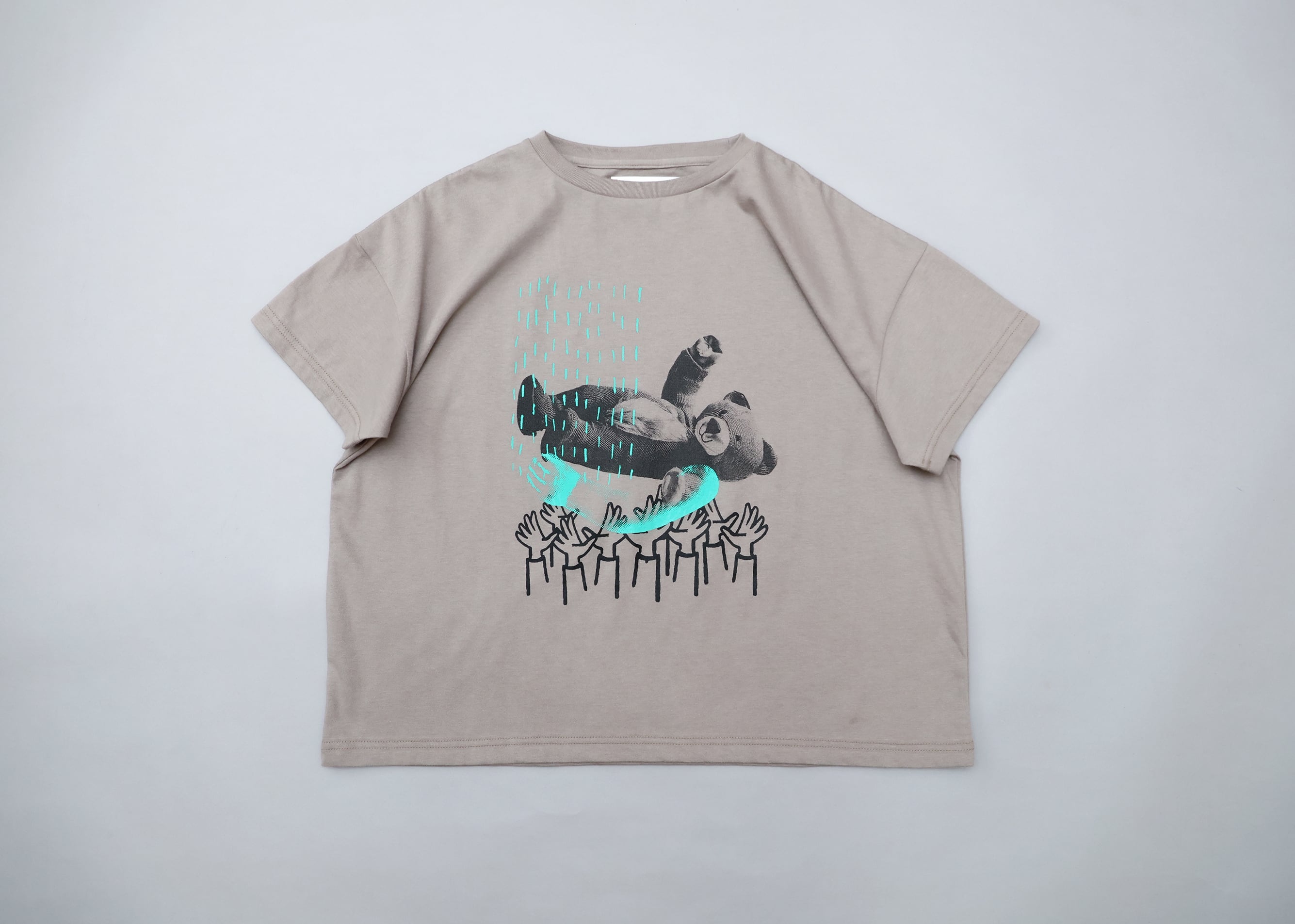 〈 michirico 26SS 〉 Bear T / グレージュ / ADULT