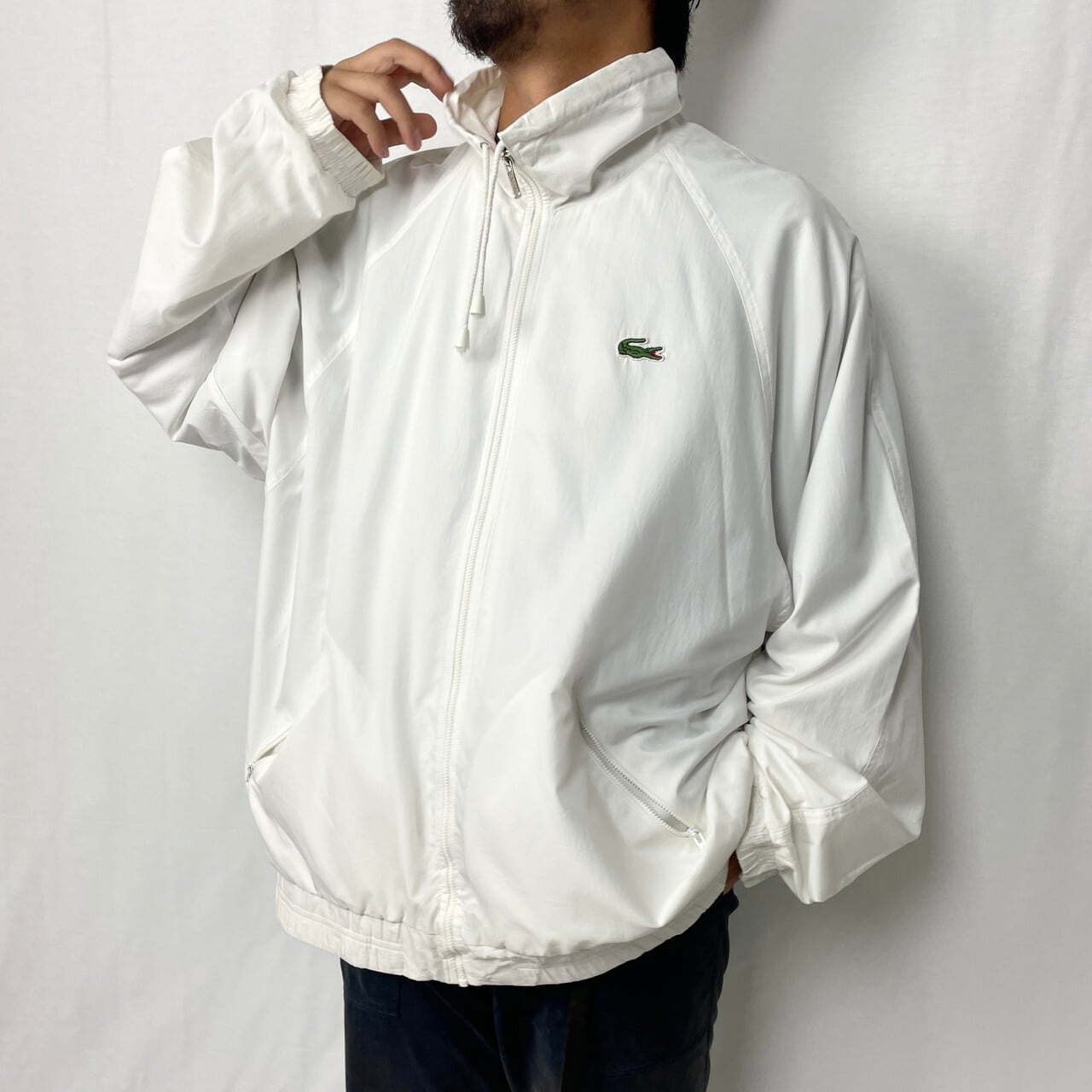 LACOSTE SPORT ラコステ ポリエステル ウィンドブレーカー トラック