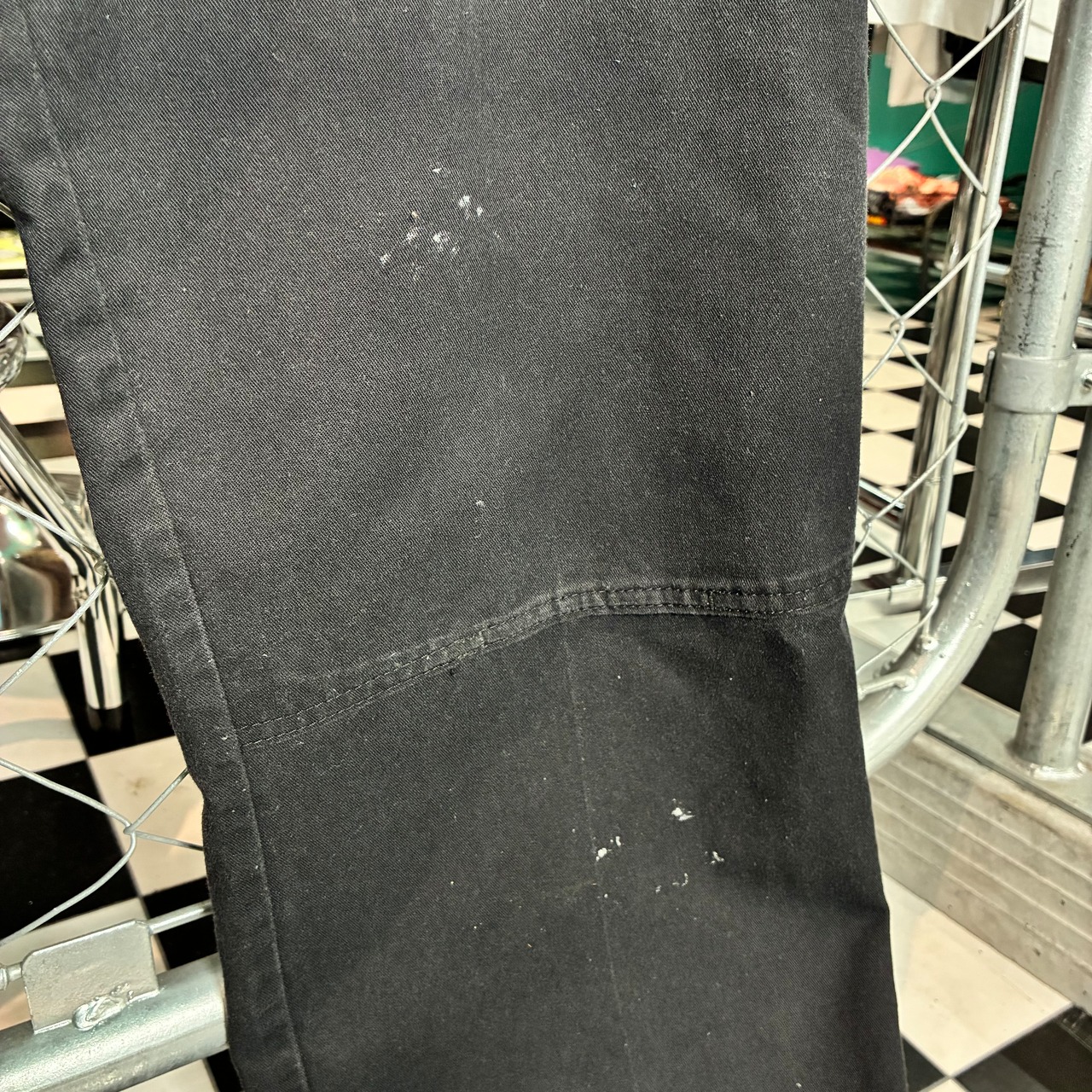 Dickies ダブルニー ワークパンツ ブラック W32 ディッキーズ
