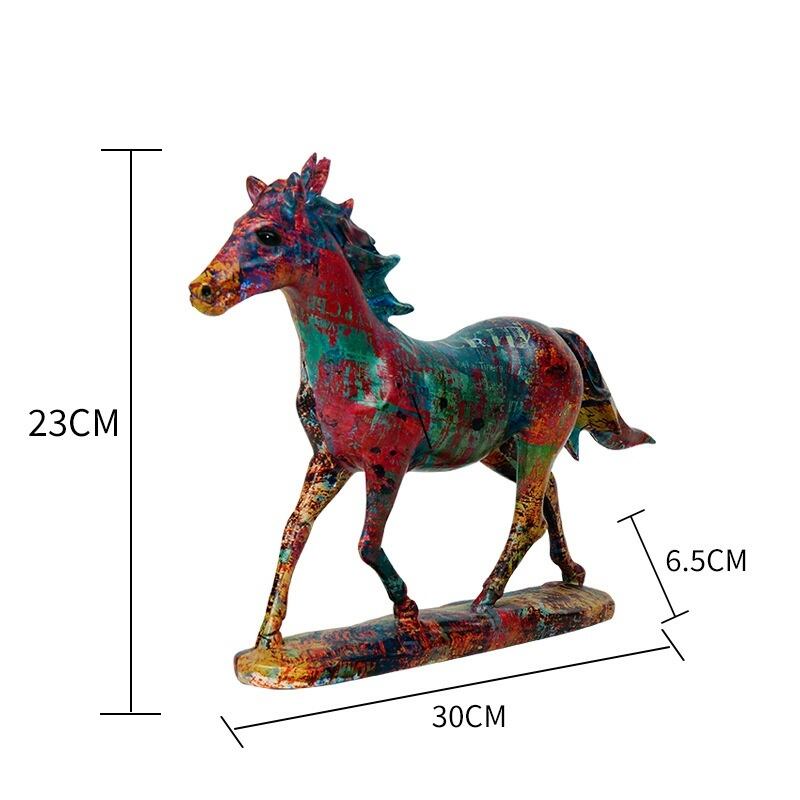 カラフル レインボーホース 馬 インテリア | Russel 海外インテリア