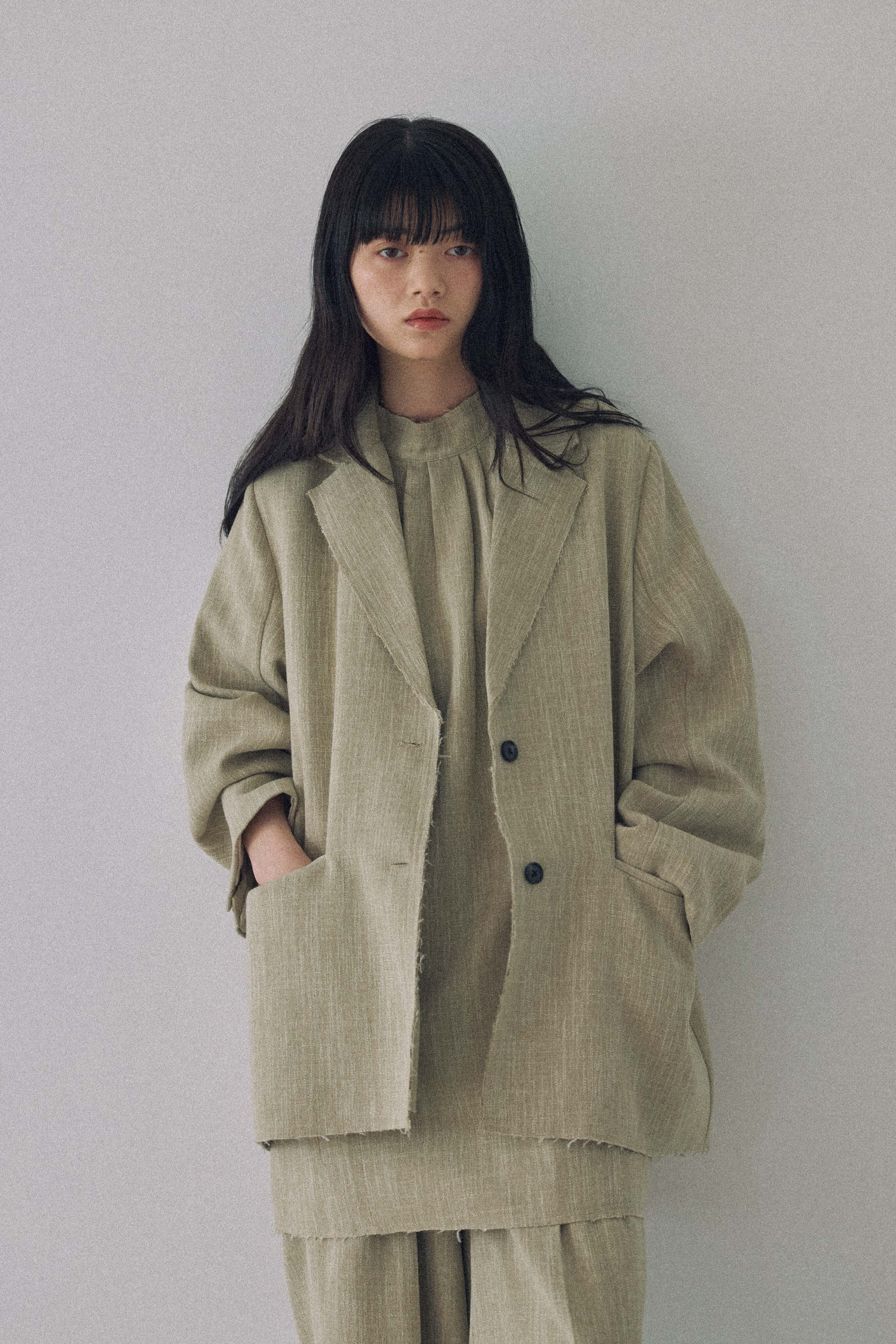 DU260514 Cut Off Design Jacket 【set up可】【Re Stock】 | dium.