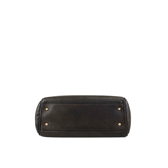 LOEWE ロエベ ヘリテージ ハンドバッグ ブラウン 型押しロゴ レザー トートバッグ vintage ヴィンテージ オールド faniey