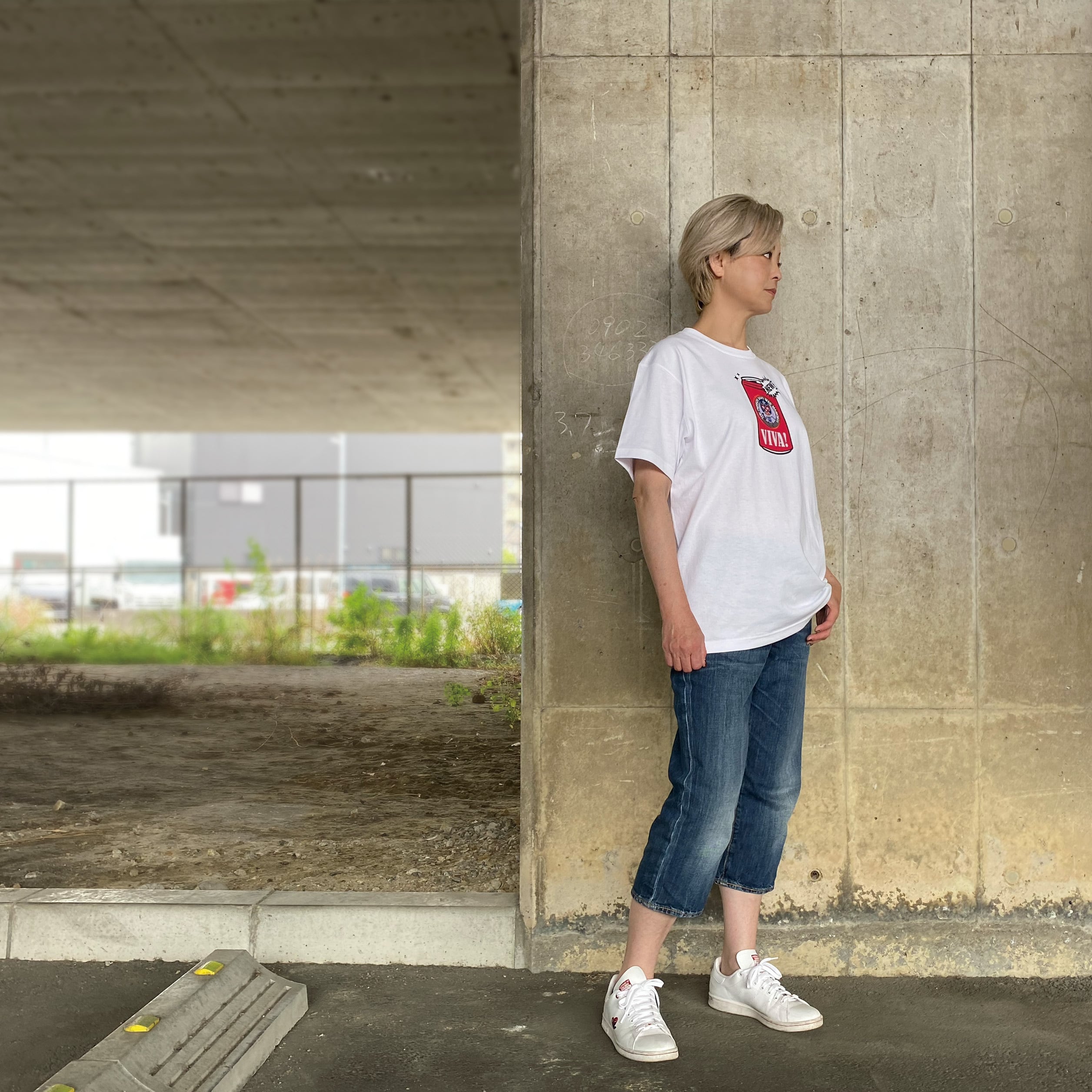 刺繍ワッペン☆T-shirt／マスクマンだった人2024