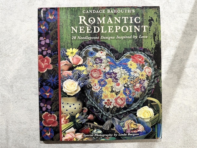 【VA591】Candace Bahouth's Romantic Needlepoint: 20 Needlepoint Designs Inspired by Love /visual book