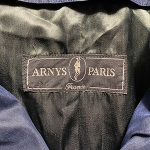 vintage ARNYS peach-skin fabric balmacaan coat