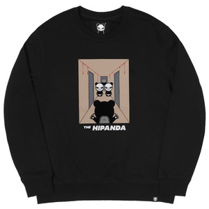 SALE 送料無料 【HIPANDA ハイパンダ】レディース パロディ クルーネック スウェット トレーナー WOMEN'S MOVIE PARODY CREW NECK SWEAT SHIRT / WHITE・BLACK