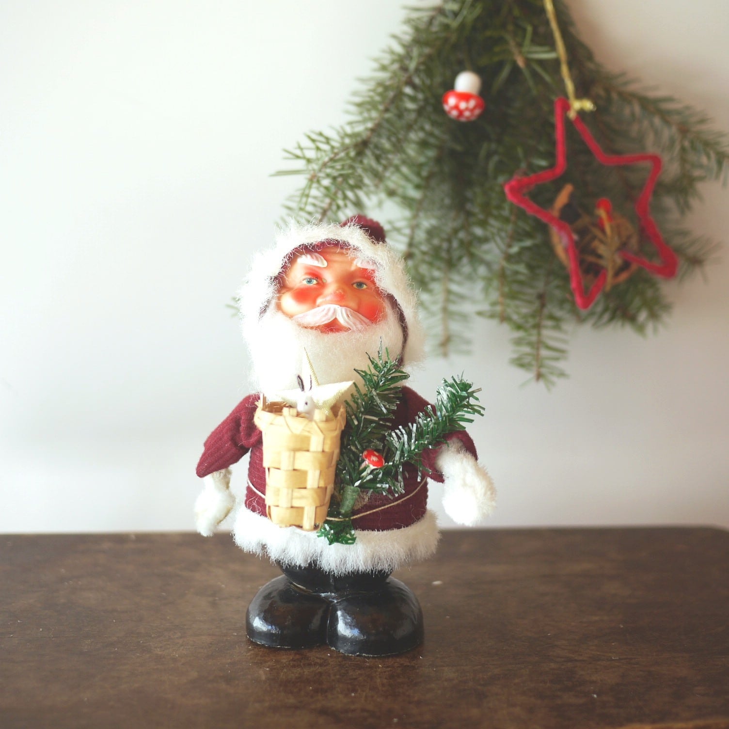 首振り人形 サンタクロース ドイツ | こりすのパン屋Base店 （世界の