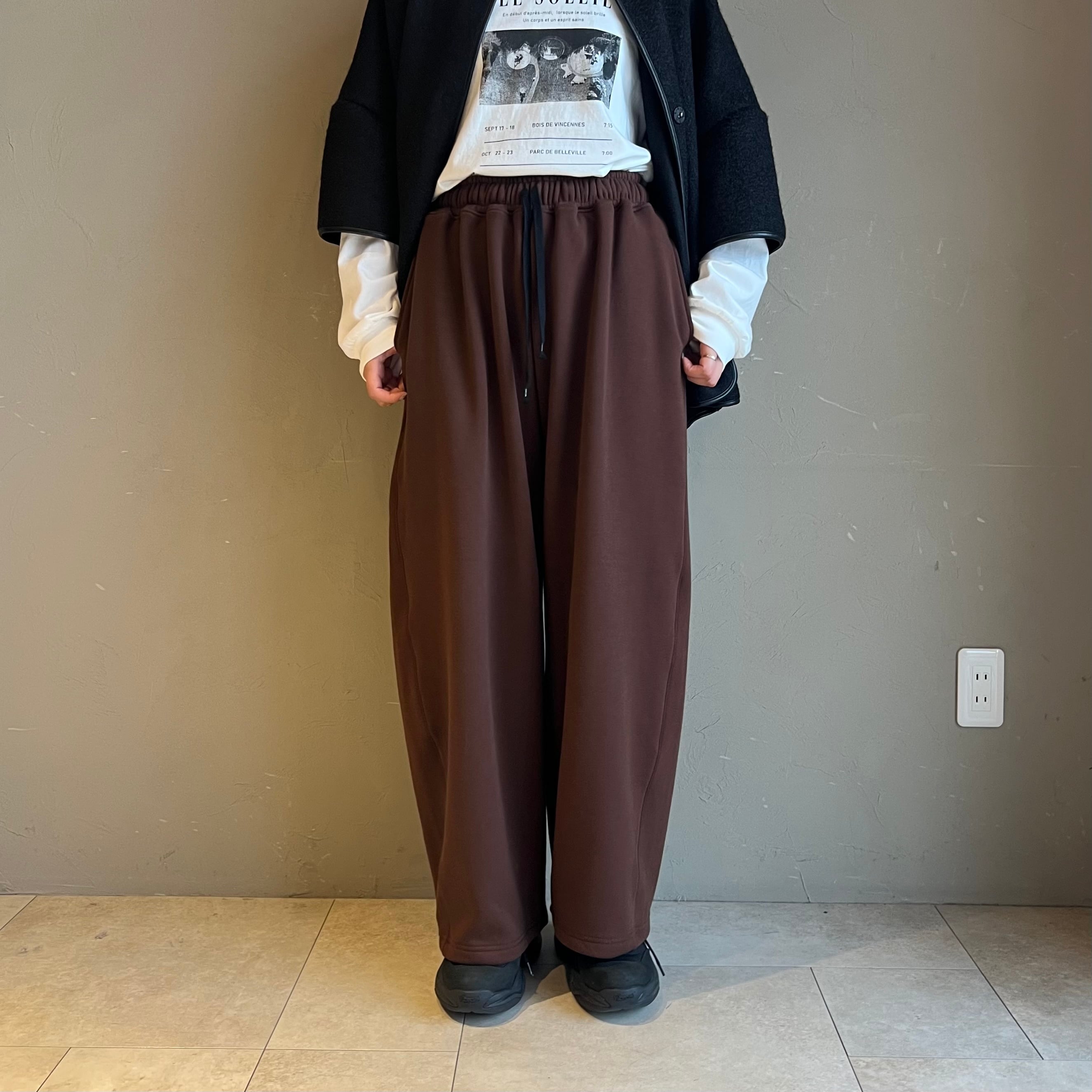 CLOCHE 】裏起毛カーブパンツ | valance 福井｜レディース セレクト