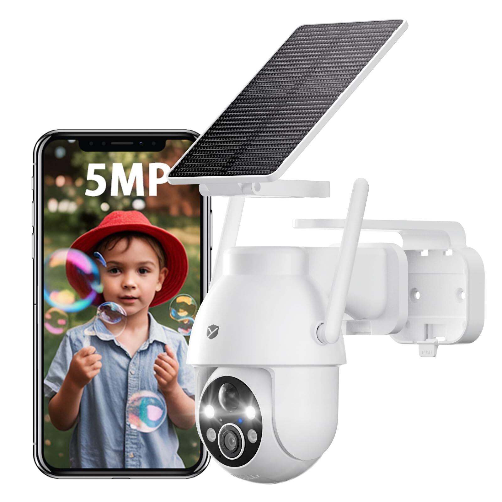 500万超高画素・屋外 ソーラー工事不要 遠隔操作 家族共有 防水防塵双方向会話 500万超高画素 ソーラー 工事不要 遠隔操作 家族共有 双方向会話 防犯