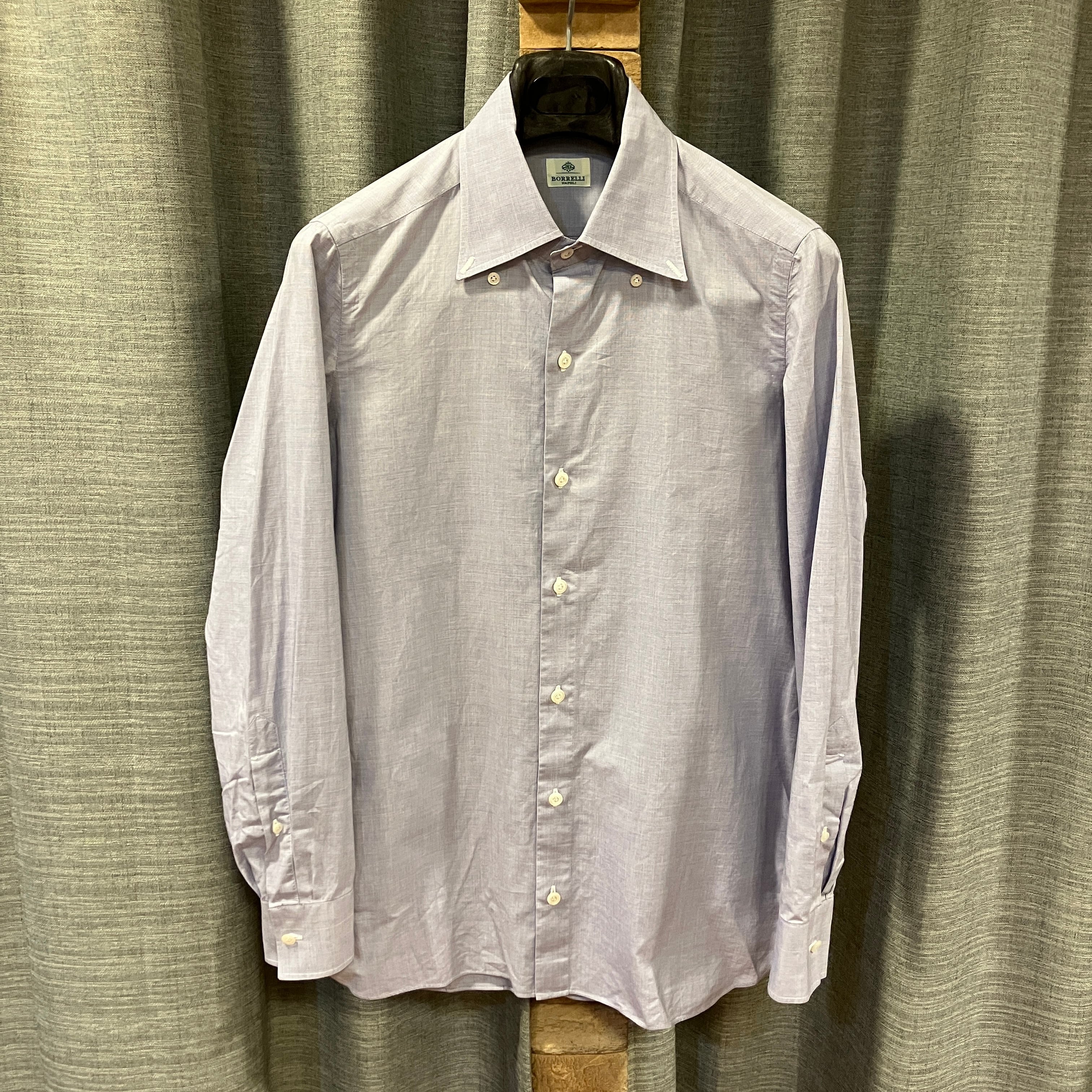 LUIGI BORRELLI COTTON MICRO CHECK SHIRT | safarionline