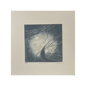 落合皎児【版画】Wind Mirror #6/12 — 1990s 34(H) × 34(W)cm