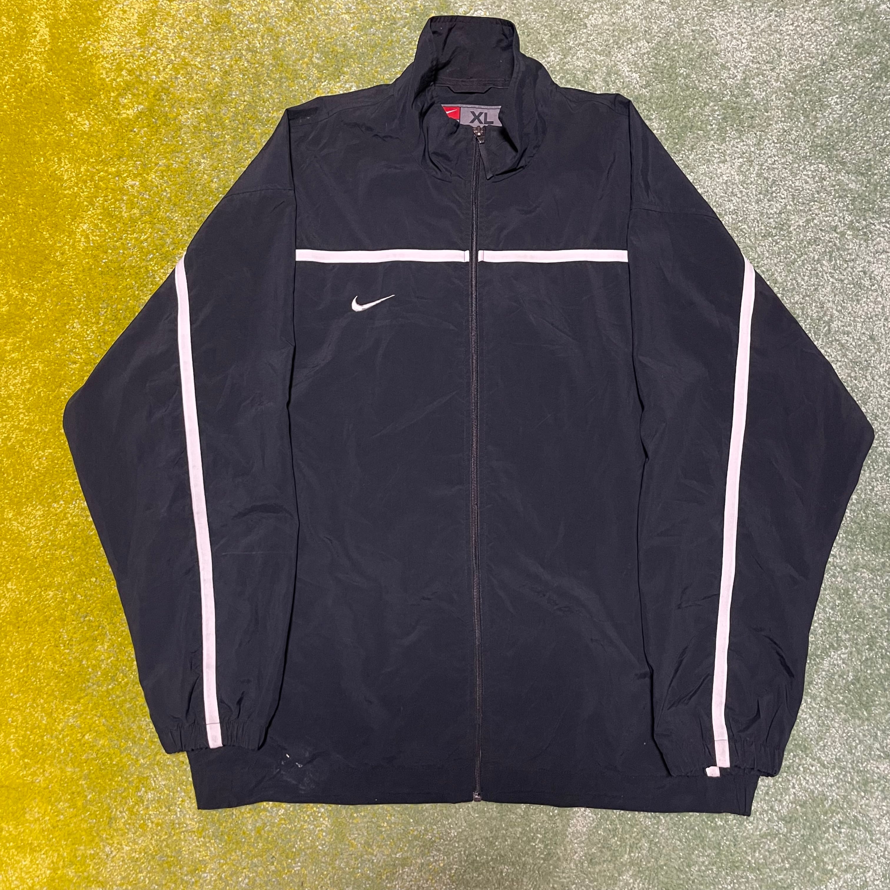 マリナーズ マジェスティック ナイロンジャケット スタジャン ネイビー