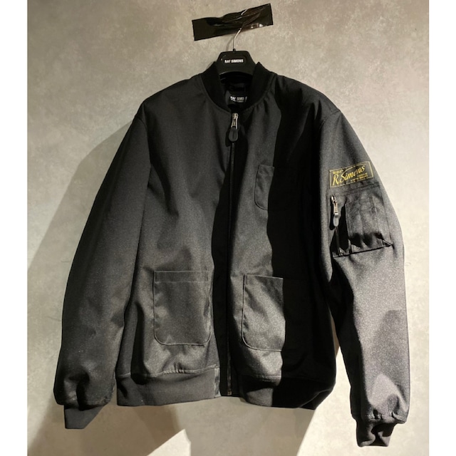 RAF SIMONS School uniform bomber Echodomer BLACK