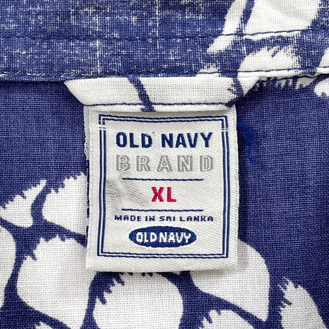 90年代 オールドネイビー OLD NAVY パイナップル 総柄 半袖アロハ