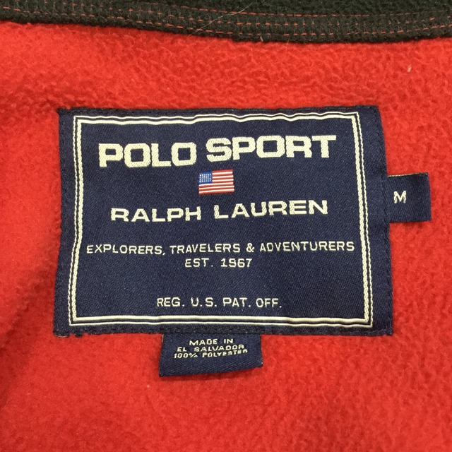『送料無料』Ralph Lauren ポロスポーツ フリースジップアップジャケット M
