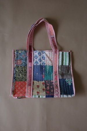 Patchwork Quilted Reversible Tote