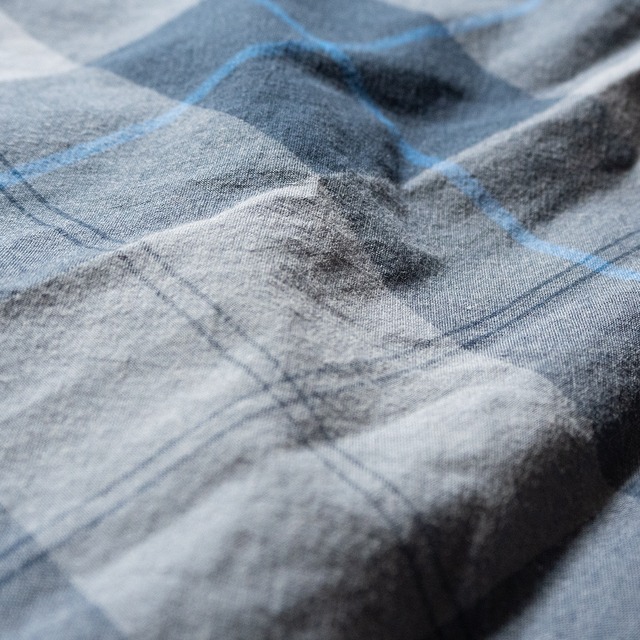 "Columbia" used Block plaid short sleeve shirt