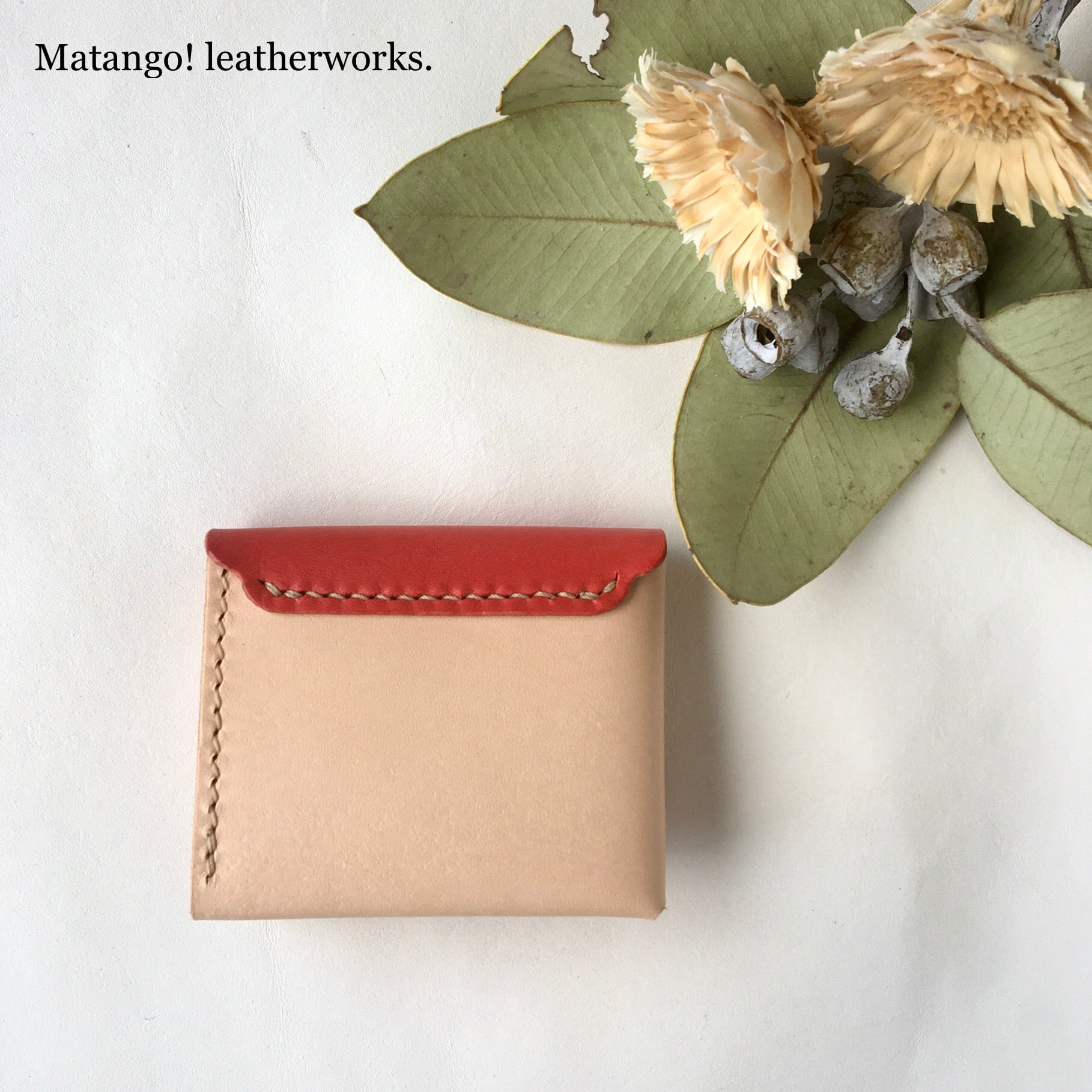 ◇2025年◇ ベリーレッド 真鍮 シンプル 二つ折り コンパクト