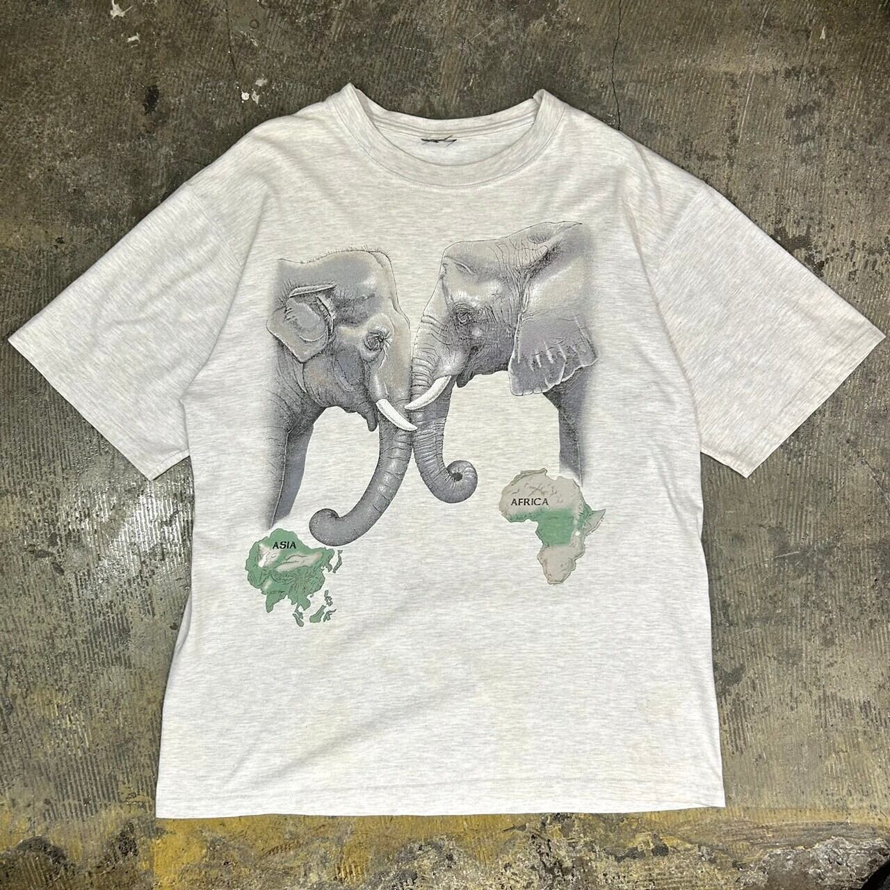 -00s Unknown Elephant 両面Print Tee