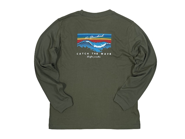 【Catch the wave long sleeve】/ khaki