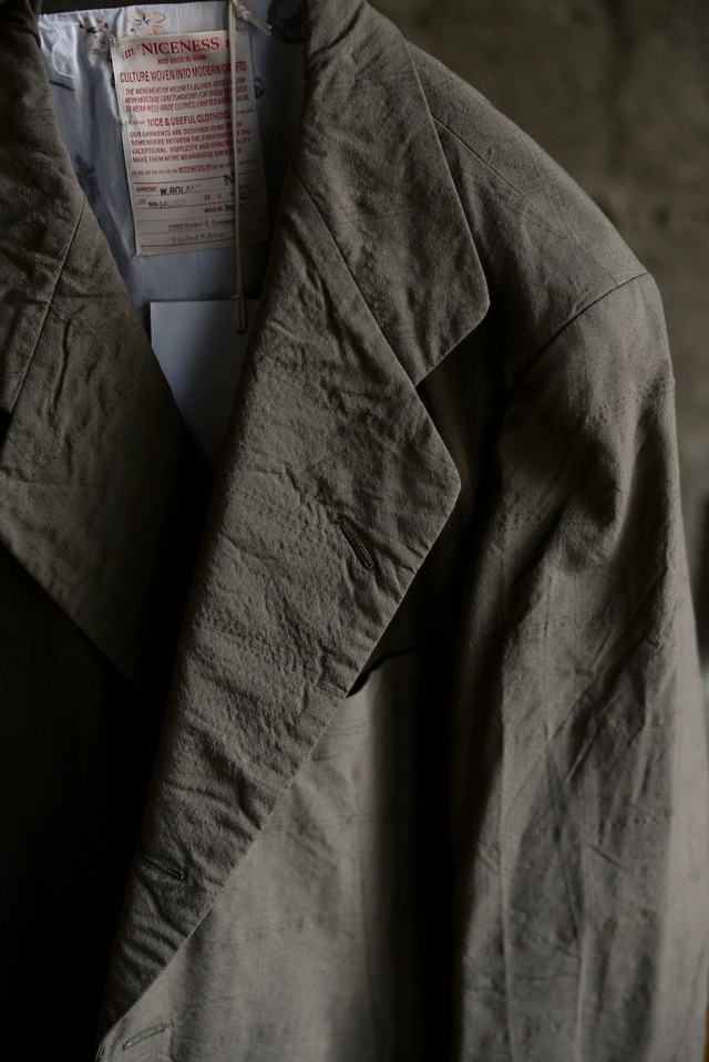 NICENESS / W.ROLAND CLOVER LEAF CHECK JACKET