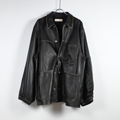 【店頭販売限定】barbell object / leather coverall size1 ,2完売
