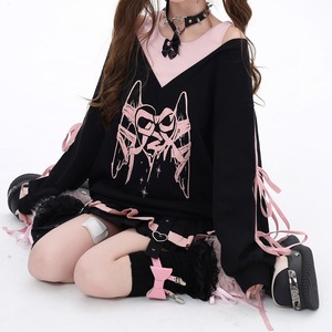 ハートリボントップス　3color　1309