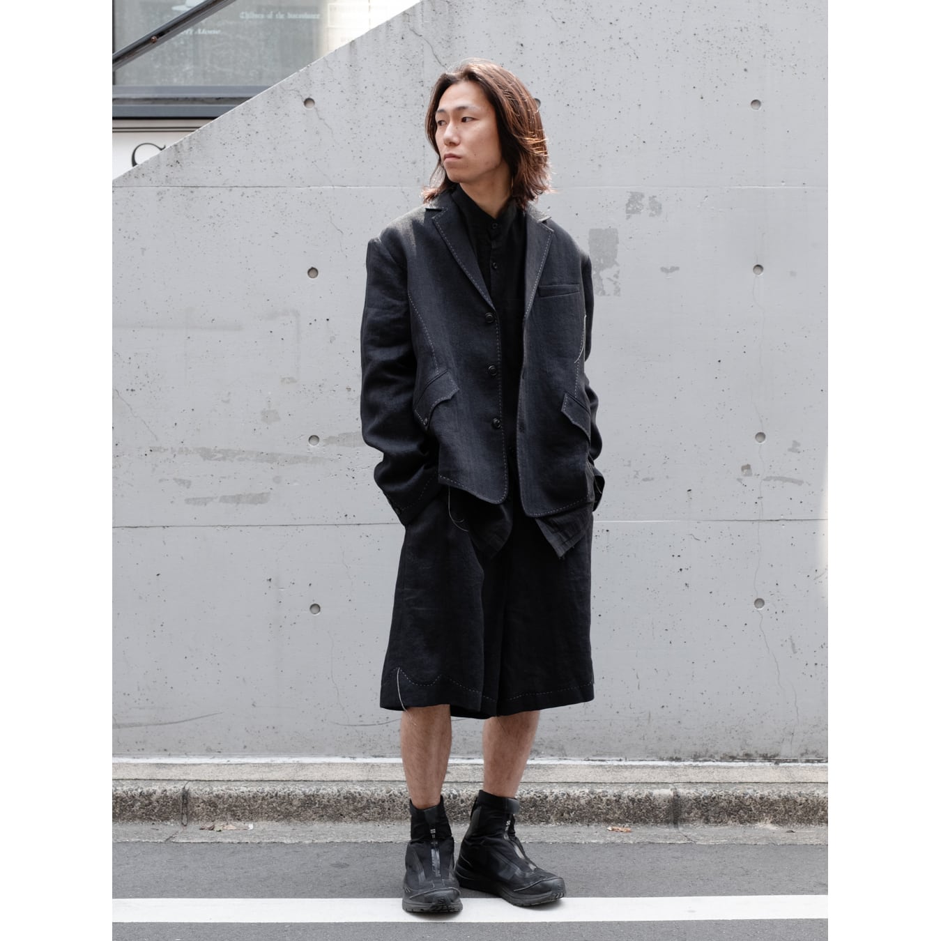 Professor.E ](プロフェッサーイー) 25SS-PE-TRS-03 PLEATED SHORTS