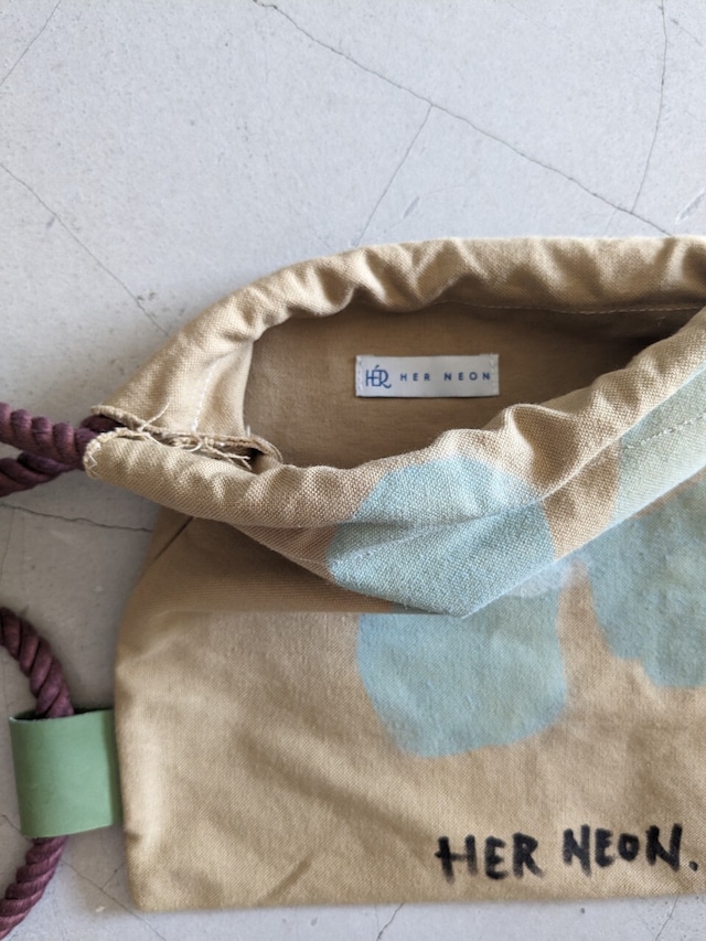 BLOOM CANVAS KNAPSACK / small