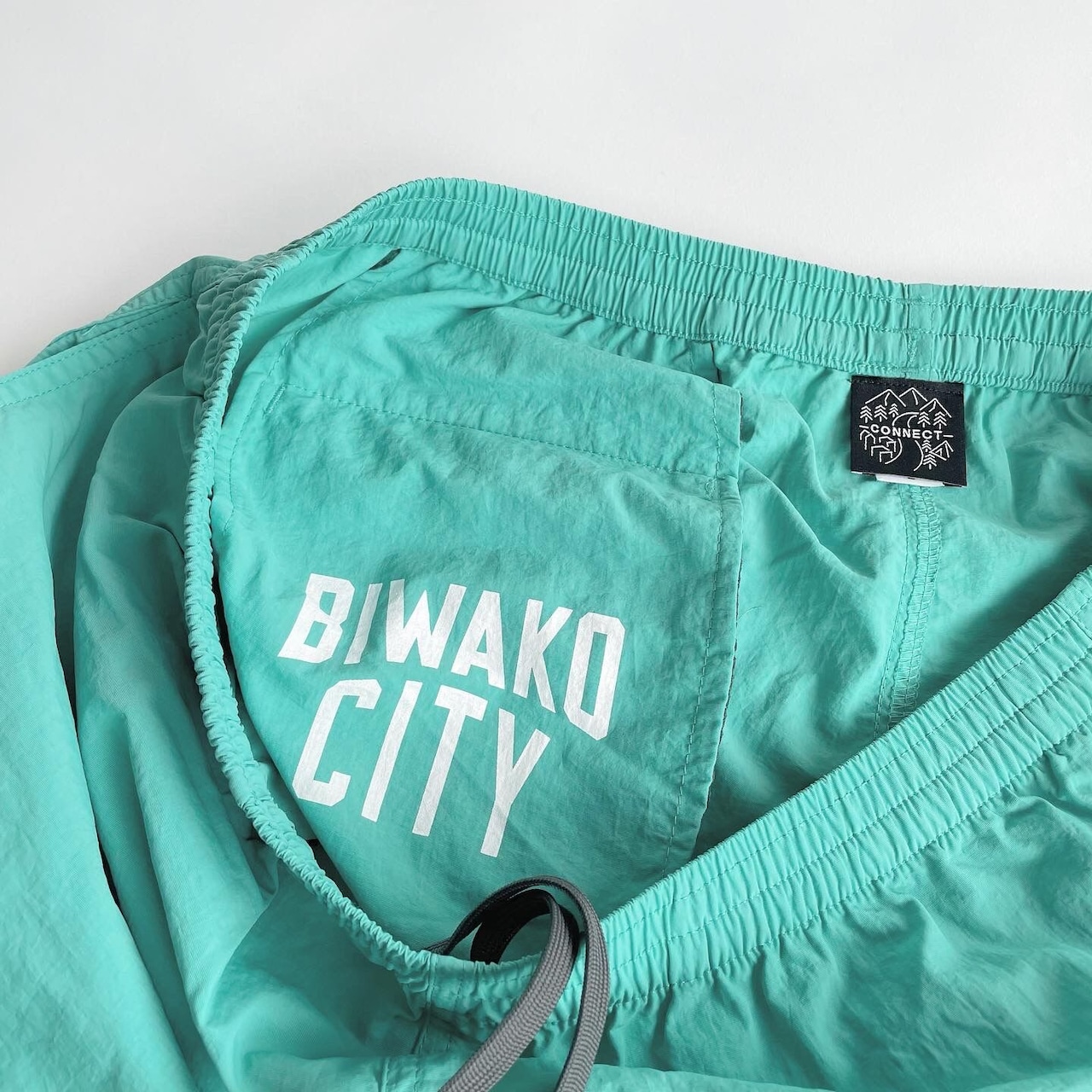 BIWAKO CITY / NYLON SHORTS / OCEAN