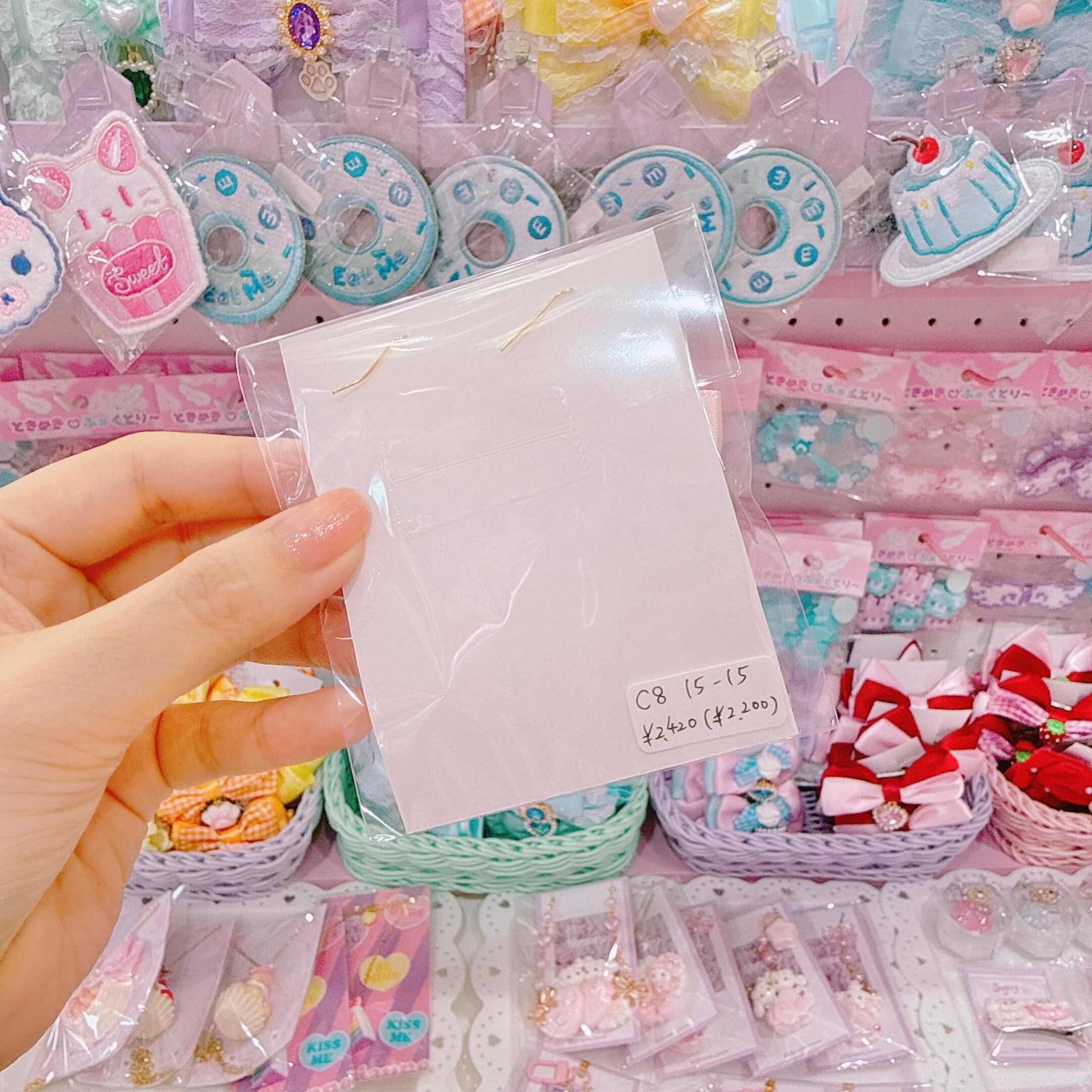 【C8】15-15さくらんぼピアス