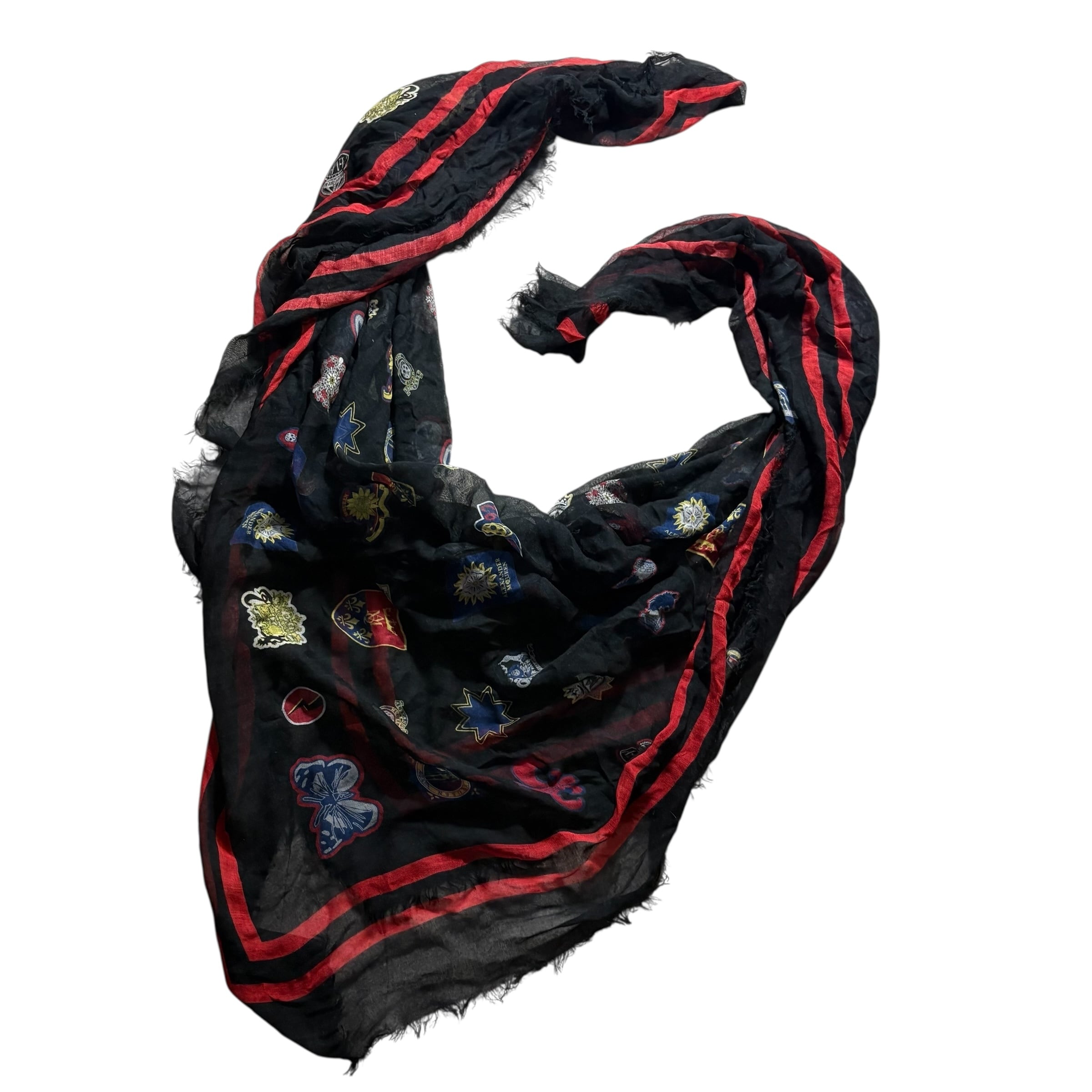 2017's ALEXANDER McQUEEN large scarf | NOIR ONLINE