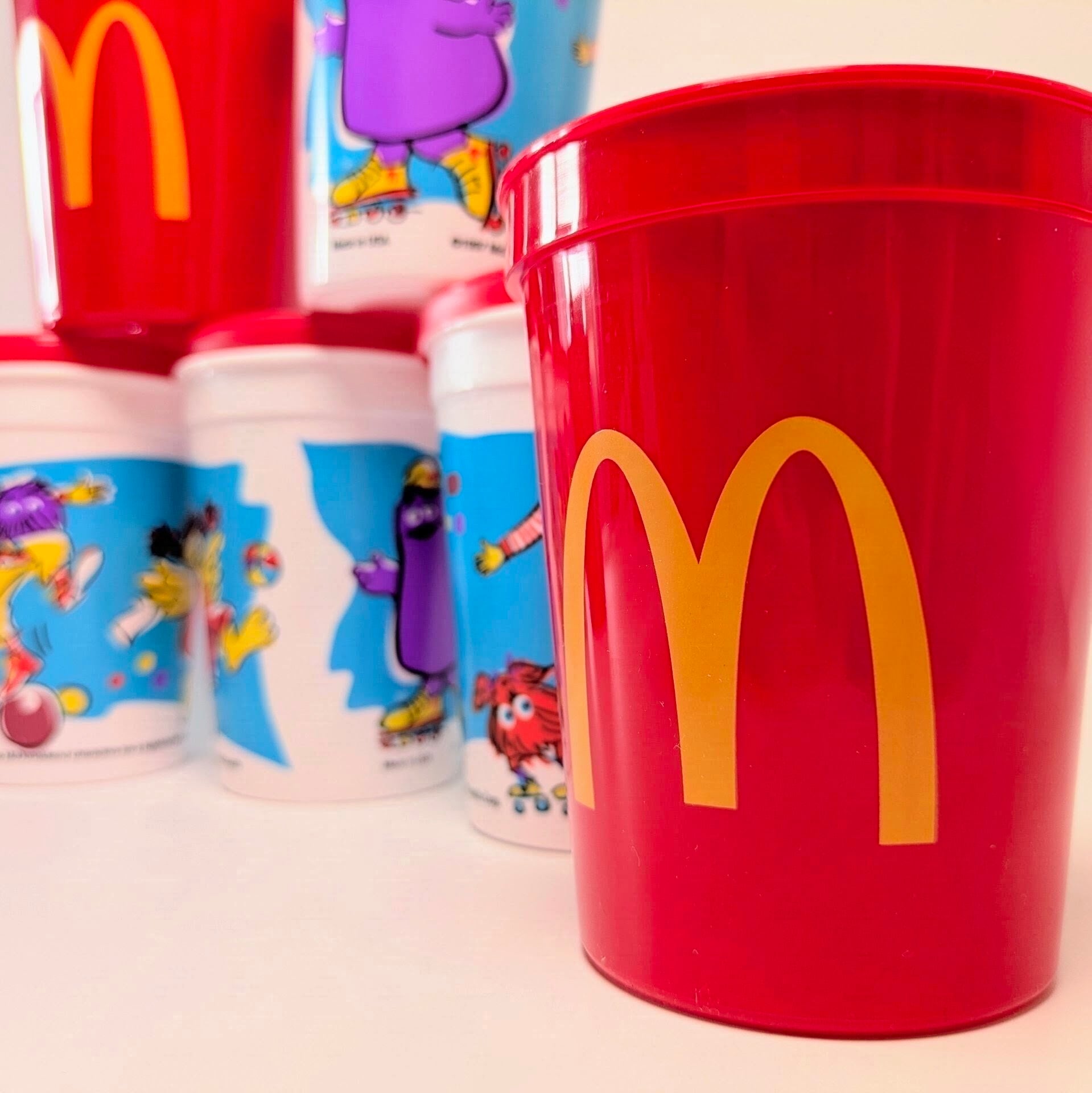 ✨️アメリカと言えばRED CUP✨️【 McDonald's ( マクドナルド ) 】 Plastic Cup / プラスティック カップ / プラカップ 〚アメリカン雑貨 アメトイ〛