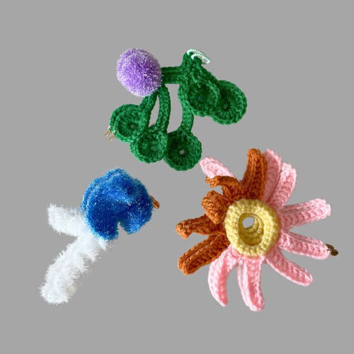 3 Flowers / 選べるフラワーチャームの3個セット