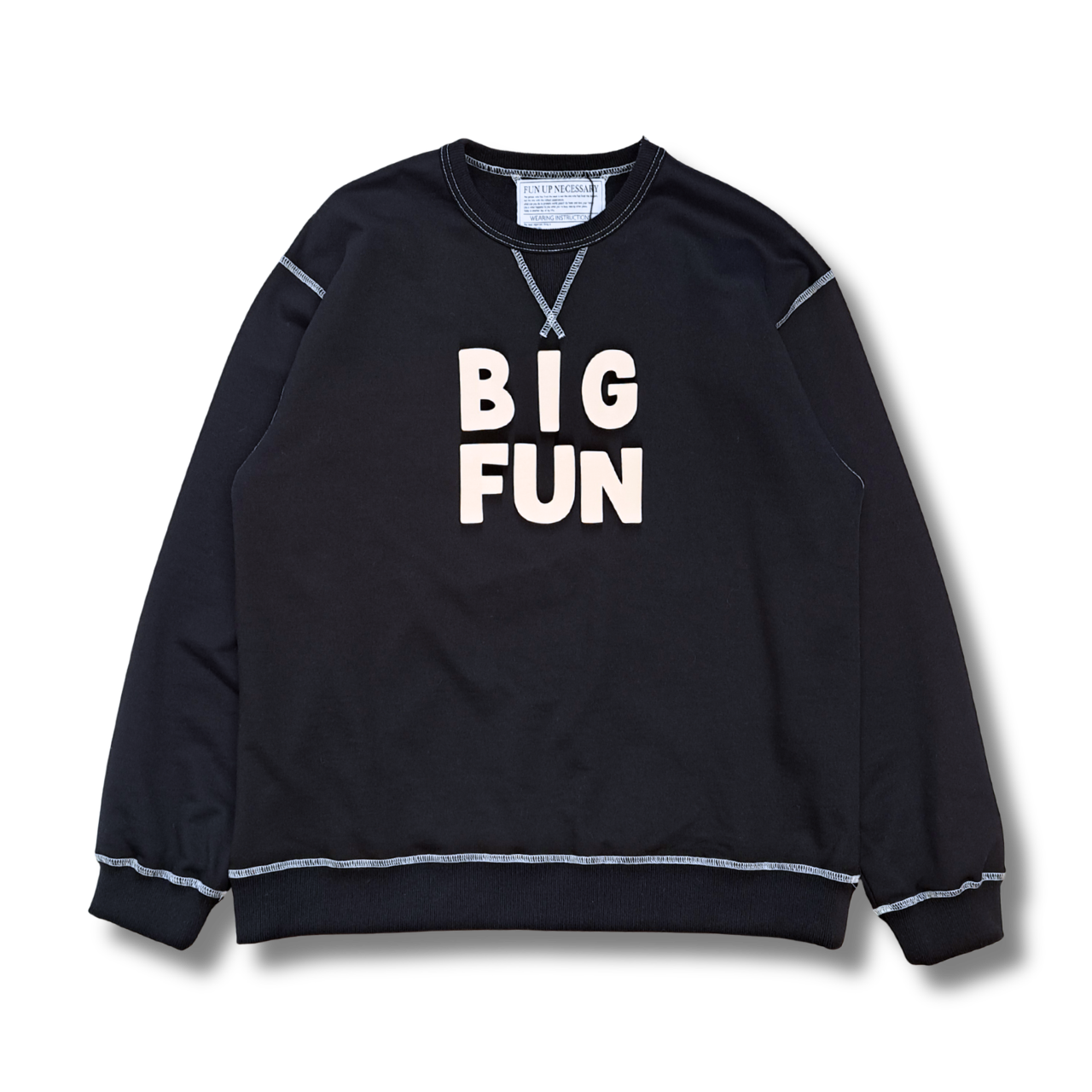 FUN - big fun sweat (black)