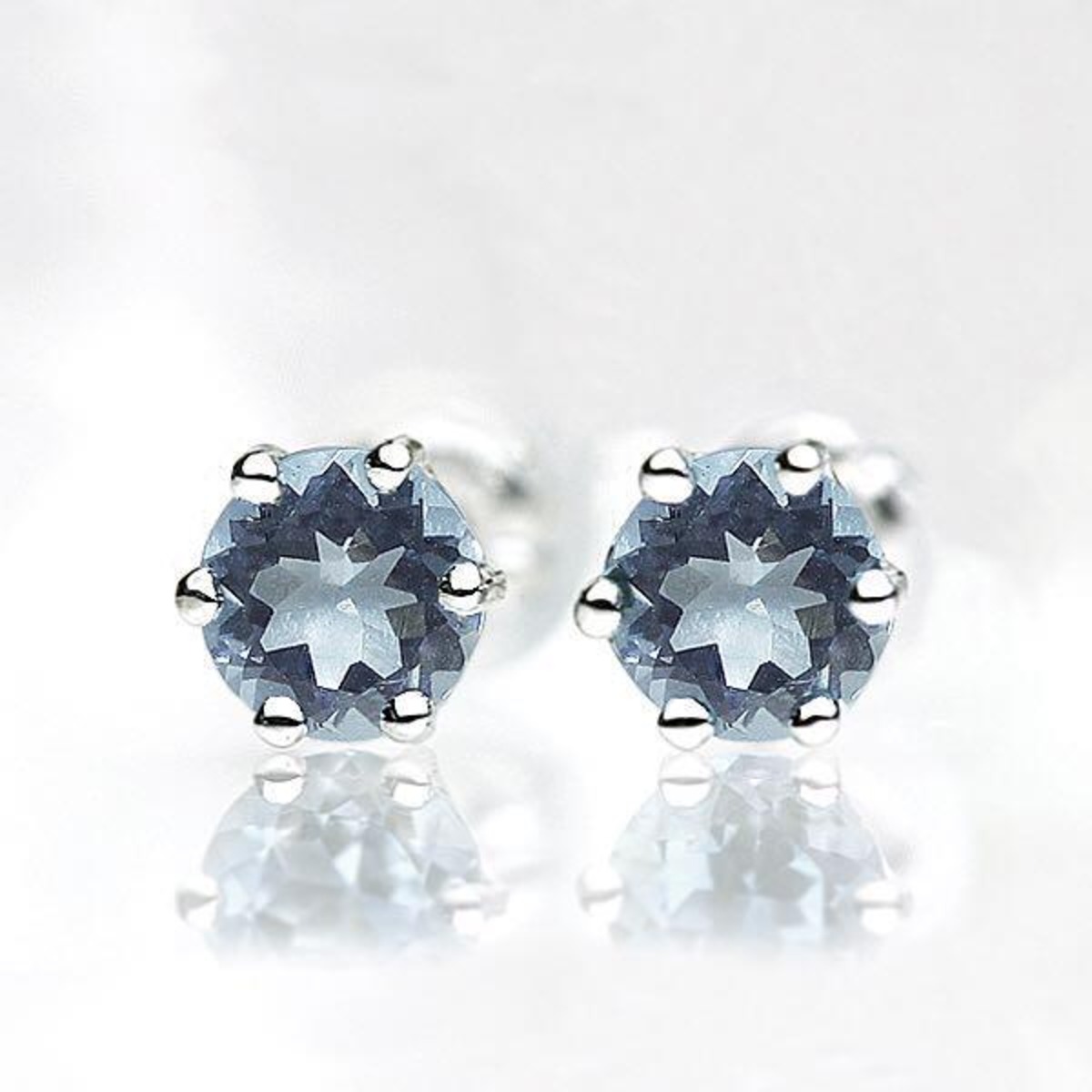 貴重な大粒5mm✨サンタマリア・アクアマリンピアス | Paraibana