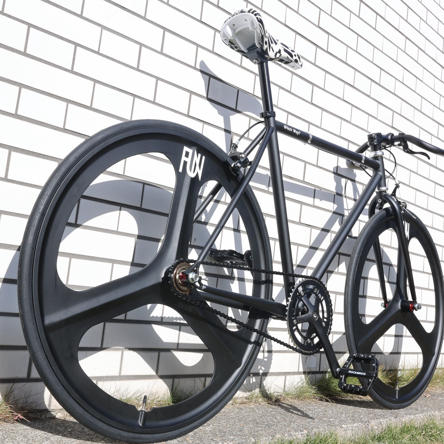 ピストバイク クロモリ ホリゾンタル オーダーメイド