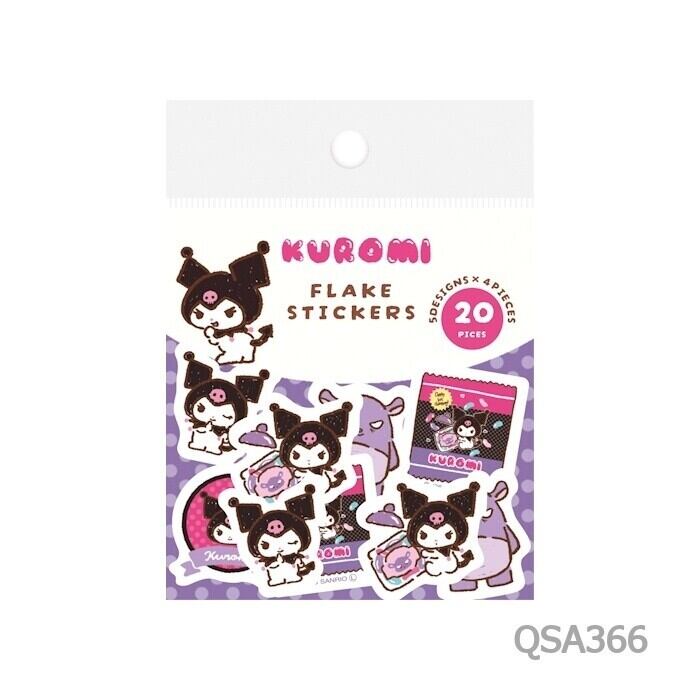 サンリオ×古川紙工 クロミ・おやつ 和紙フレークシール CA06